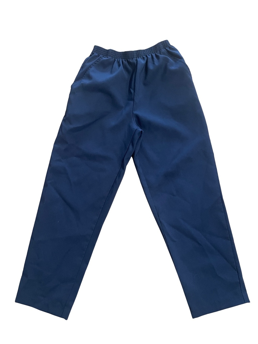 Laura Scott Women's Navy Elastic-Waist Jogger Pants